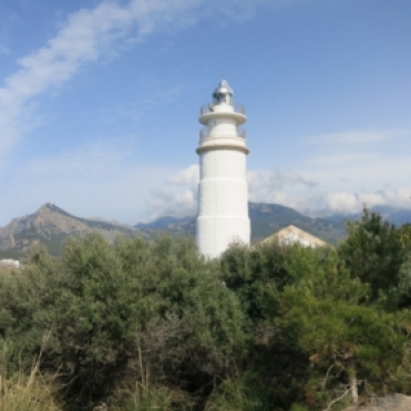 Leuchtturm an der Herberge Muleta